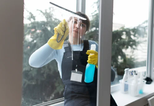 Nettoyage de vitres intérieures et extérieures à Vaux-le-Pénil
